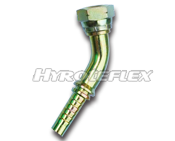 45° ELBOW BSP FEMALE 60° CONE FOR BRAIDED HOSE 22641